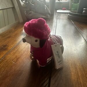 kate spade Fuchsia Poodle Key & Card Holder